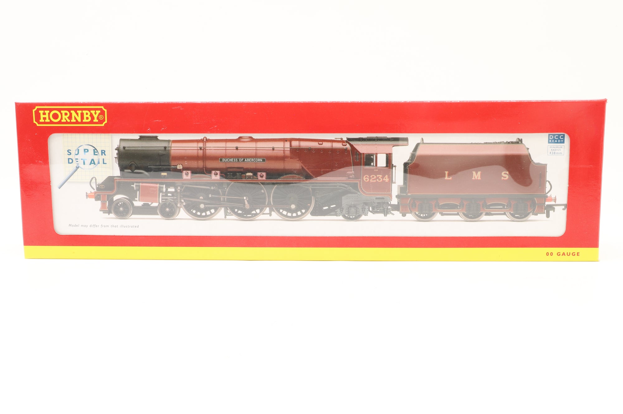 Hornby OO R3119 Princess Coronation Class '6234' 'Duchess of Abercorn' Steam Locomotive LMS Maroon
