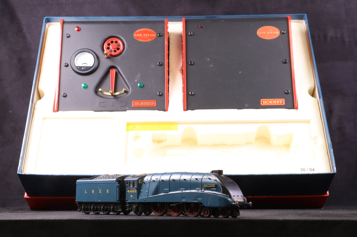 Hornby Live Steam OO R1041 Class A4 &#39;4468&#39; &#39;Mallard&#39; LNER Garter Blue