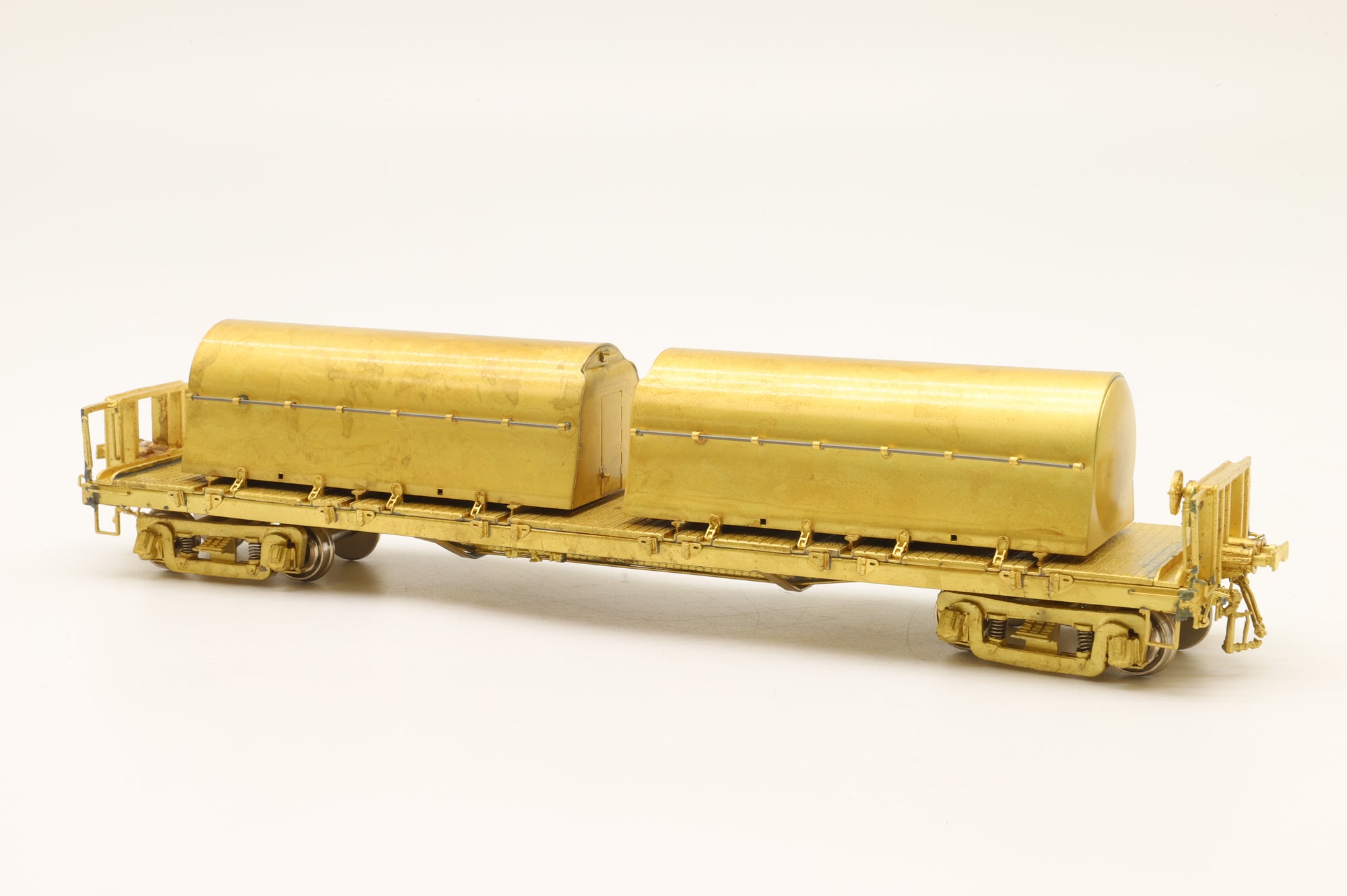 Overland Models HO Brass 3001 NA PD3000 Covered Hopper Unpainted