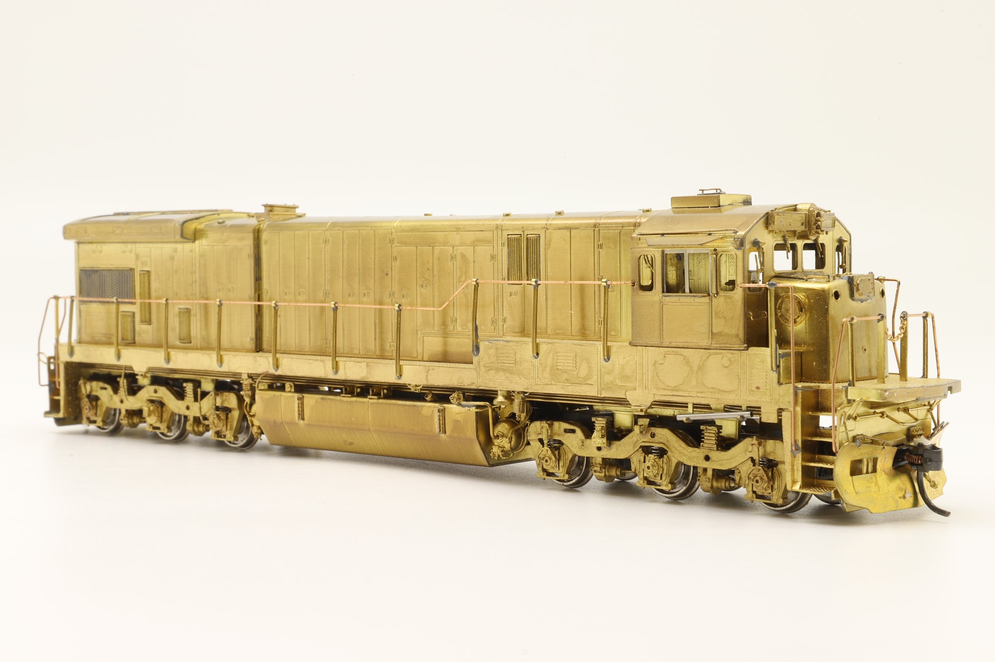 Overland Models HO Brass OMI-1971 GE C30-7 Diesel Loco w/ 4 Window Cab & Anti-Climber - Unpainted