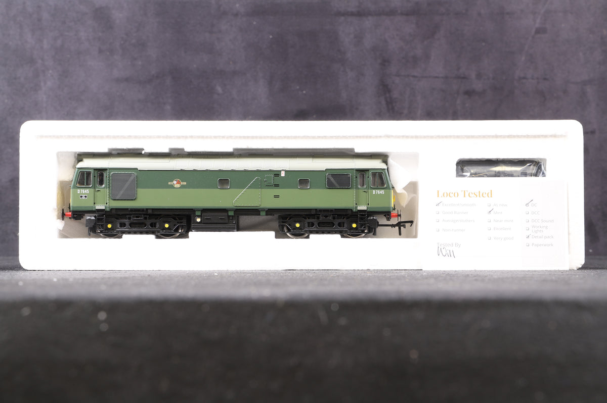 Bachmann OO 32-400 Class 25/3 Diesel BR Green &#39;D7645&#39;