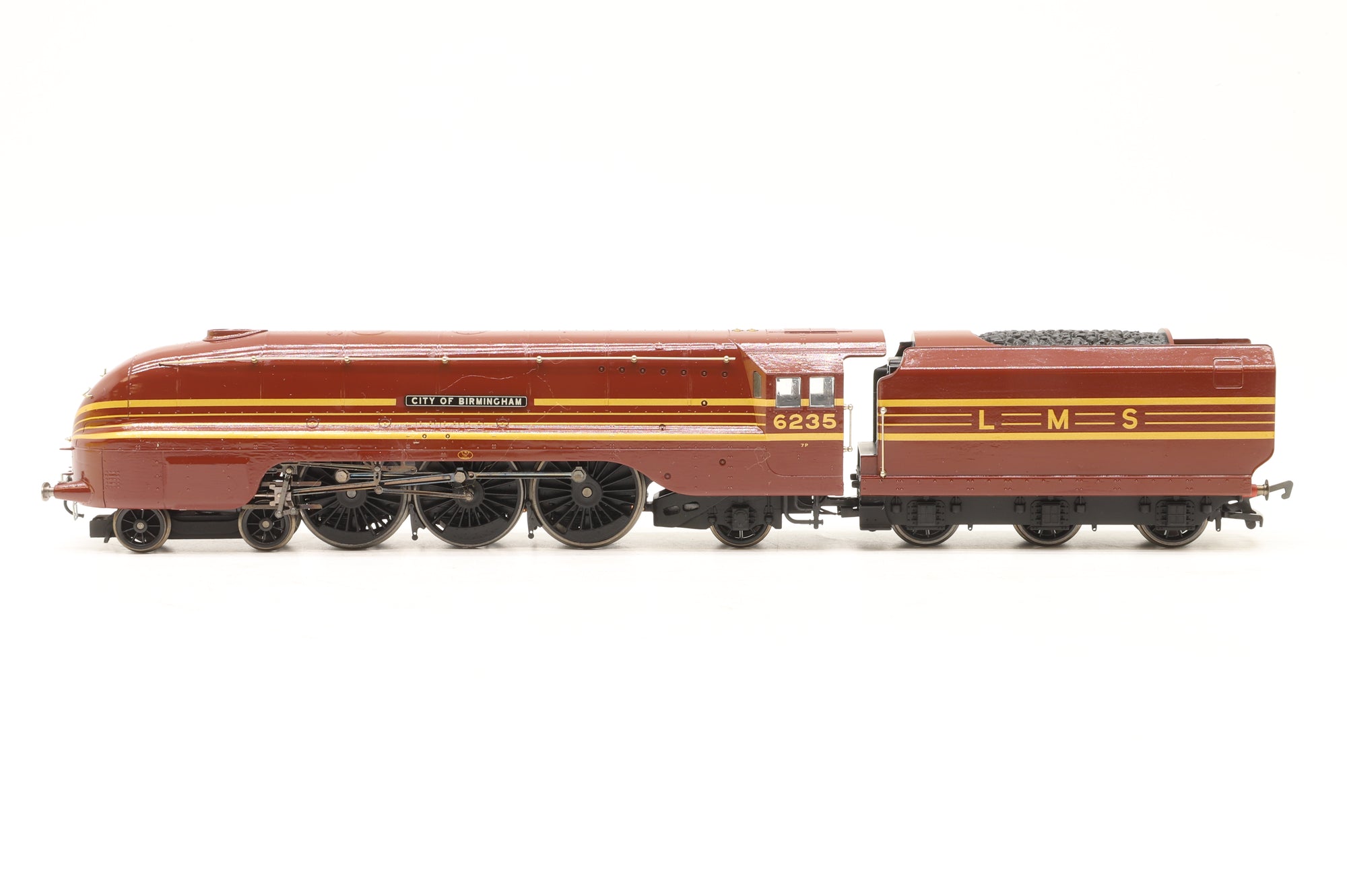Hornby OO R2205 Coronation Class '6235' 'City of Birmingham' LMS Maroon