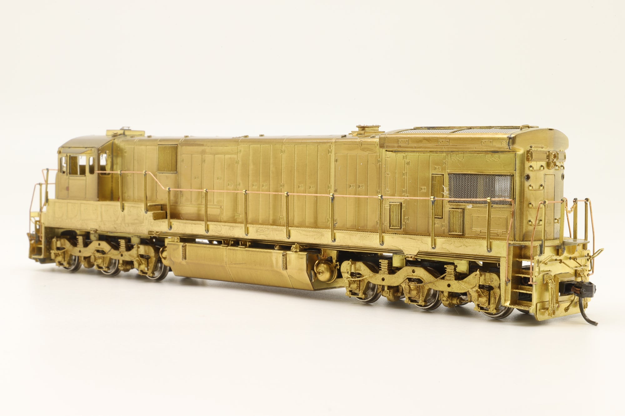 Overland Models HO Brass OMI-1971 GE C30-7 Diesel Loco w/ 4 Window Cab & Anti-Climber - Unpainted