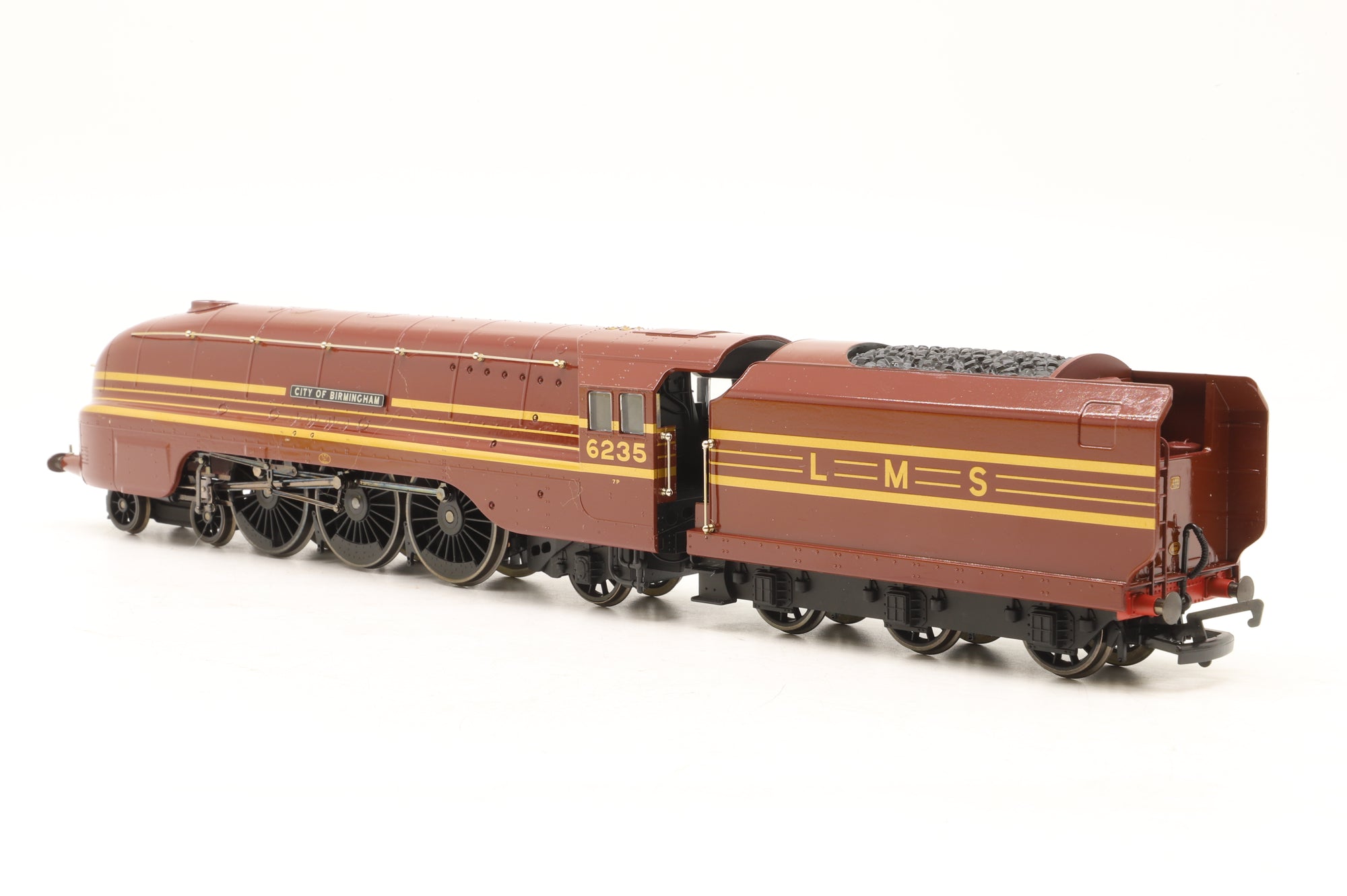 Hornby OO R2205 Coronation Class '6235' 'City of Birmingham' LMS Maroon