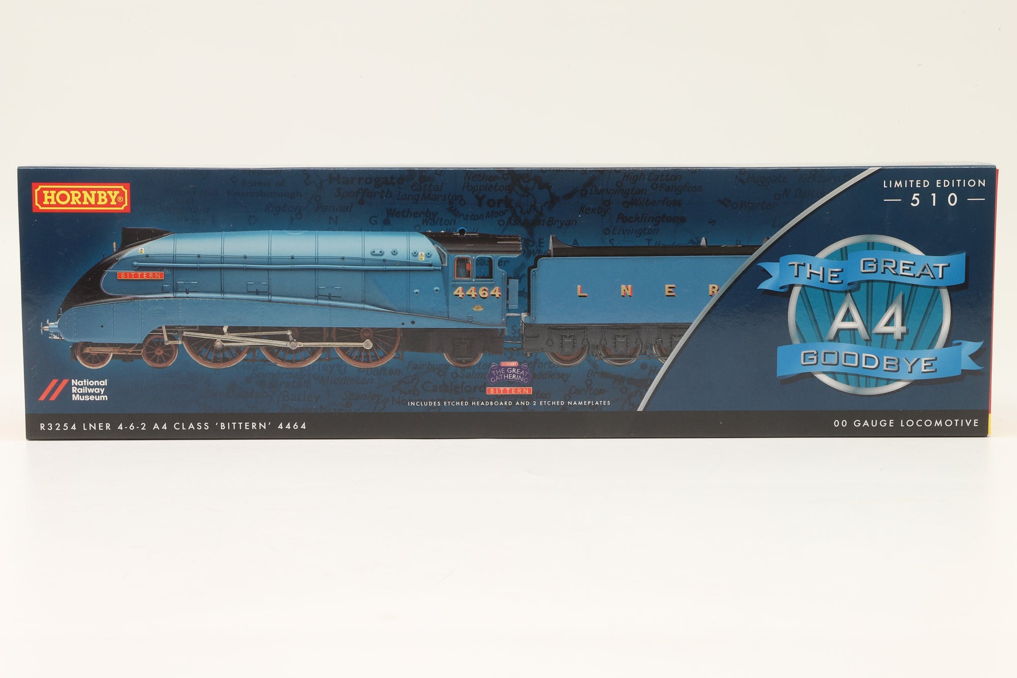 Hornby OO The Great A4 Goodbye Set Ltd Ed 164/ 510 Inc. R3251, R3252, R3253, R3254, R3255 & R3256 & Display Cabinet