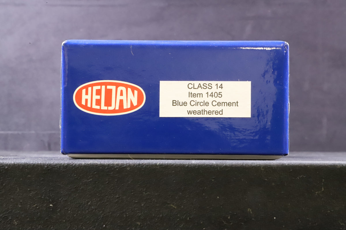 Heljan OO 1405 Class 14 Blue Circle Cement &#39;D9526&#39; Weathered