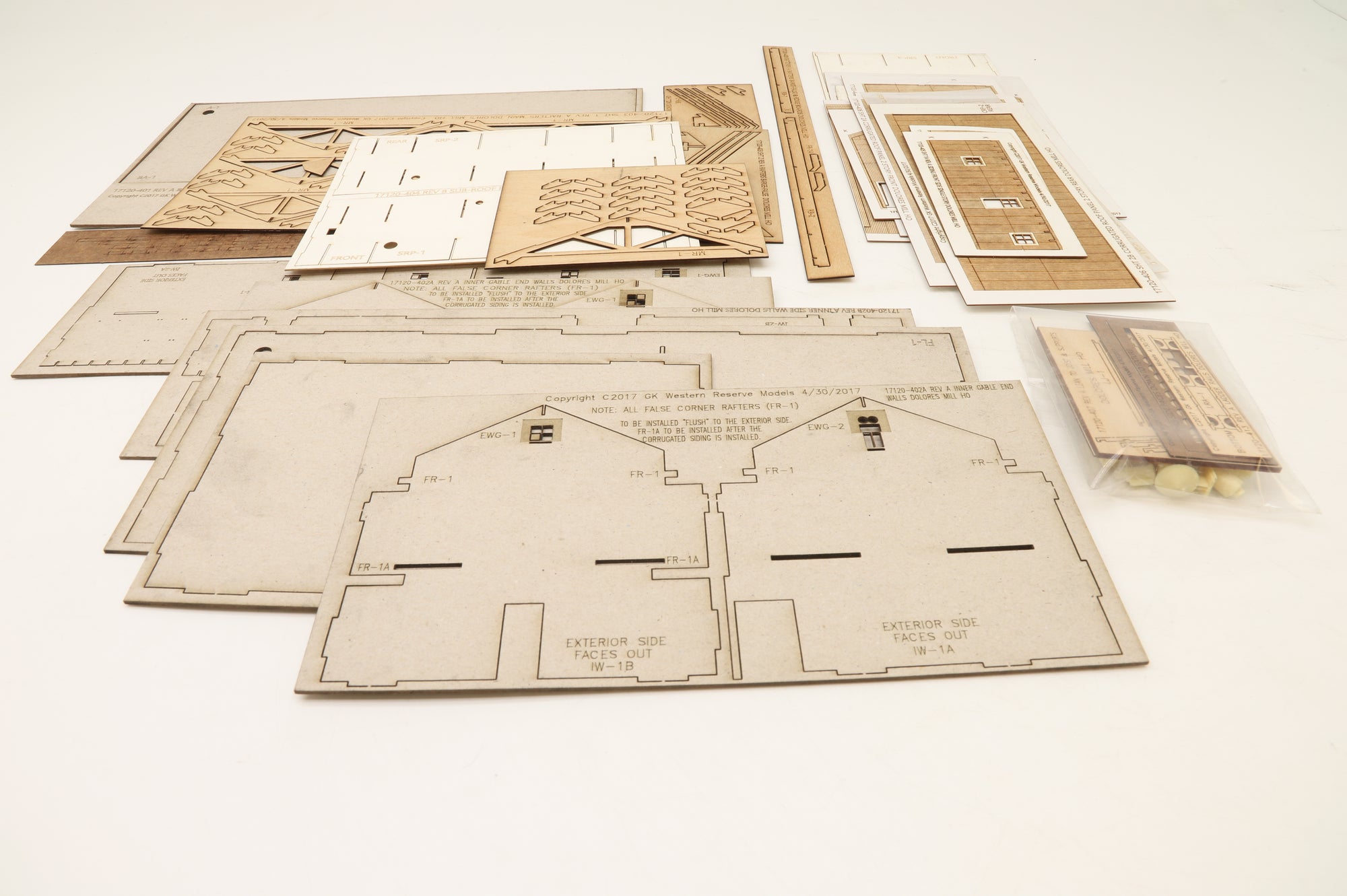 Narrow Gauge Colorado HOn3 Delores Flour Mill Kit