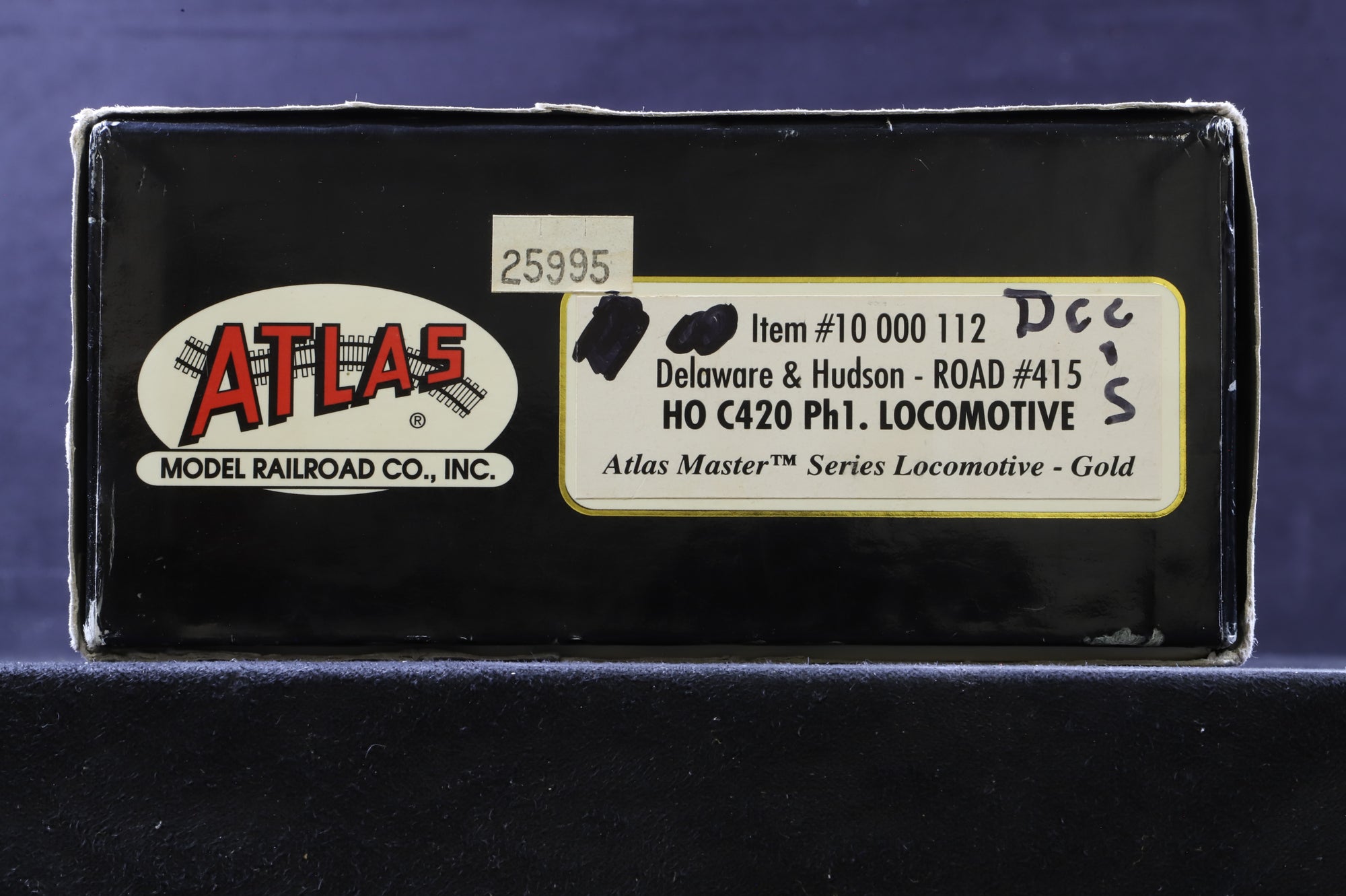 Atlas HO 10 000 112 C420 Ph1 Diesel Locomotive Delaware & Hudson Road '415' Weathered DCC Sound