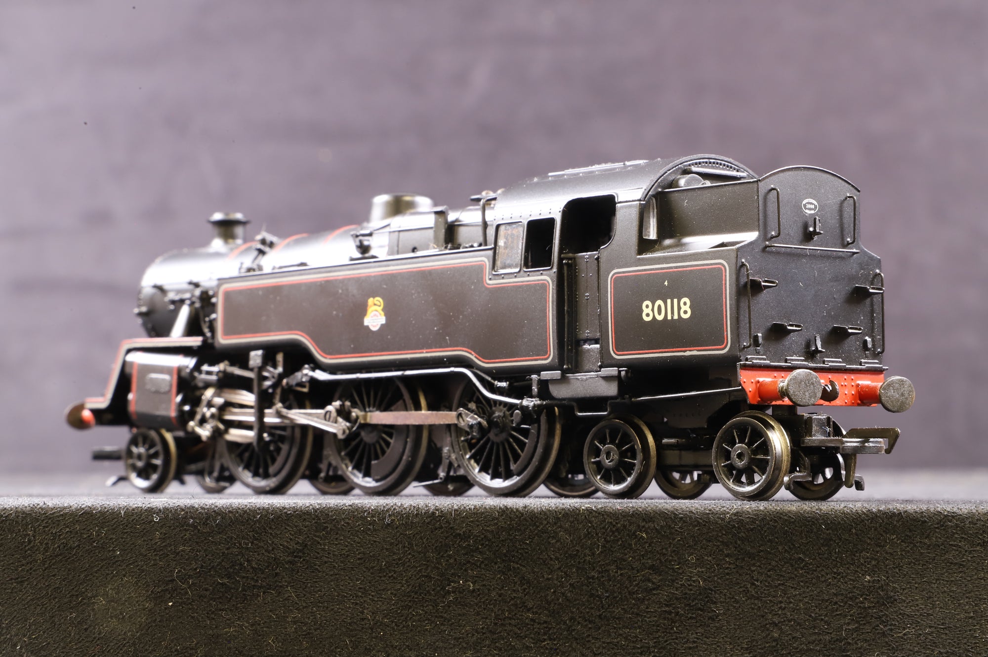 Bachmann OO 32-358 Standard 4MT 80118 in Lined BR Black w/ Early Crests