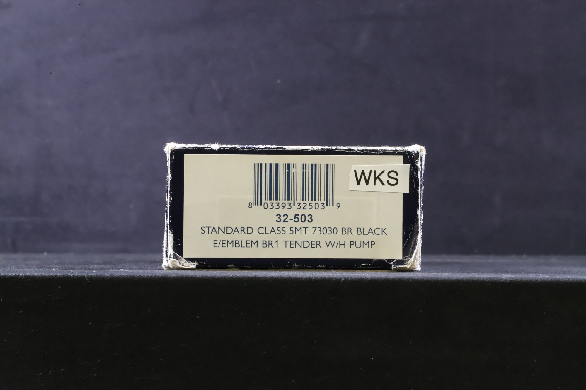 WORKSHOP Bachmann OO 32-503 Standard Class 5MT 73030 in BR Black w/ BR1 Tender, W/H Pump & Early Crests - Heavily Weathered
