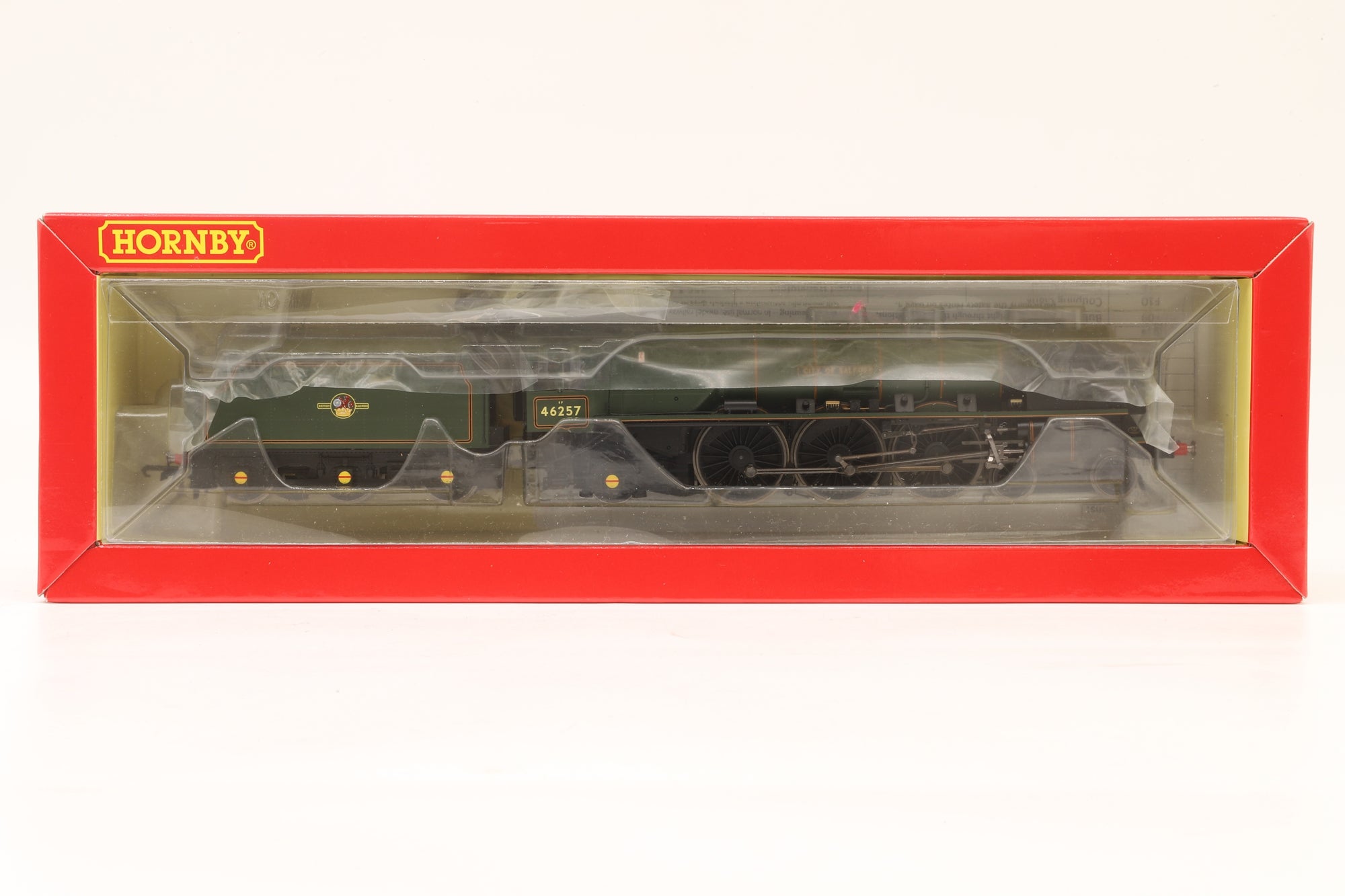 Hornby OO R3856 Princess Coronation Class '46257' 'City Of Salford' BR Lined Green L/C DCC Sound