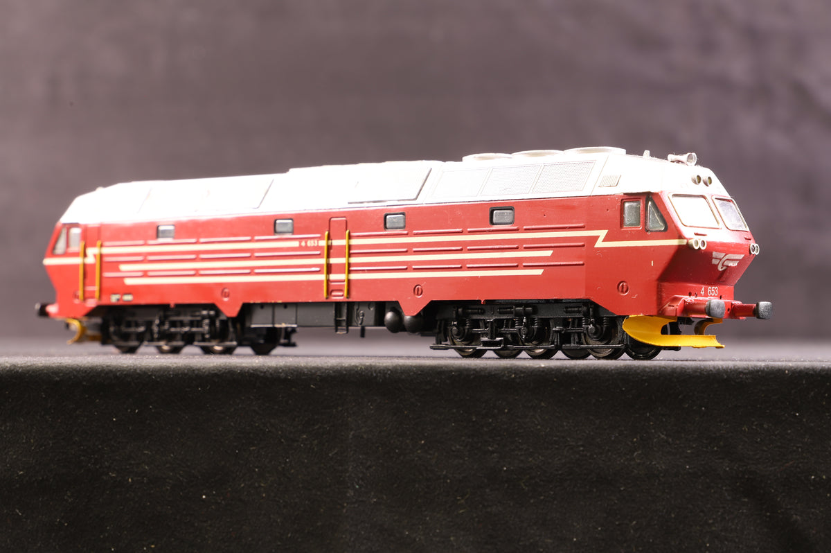 Deak HO NSB Di4 Diesel Loco &#39;4.653&#39; (Brass built)