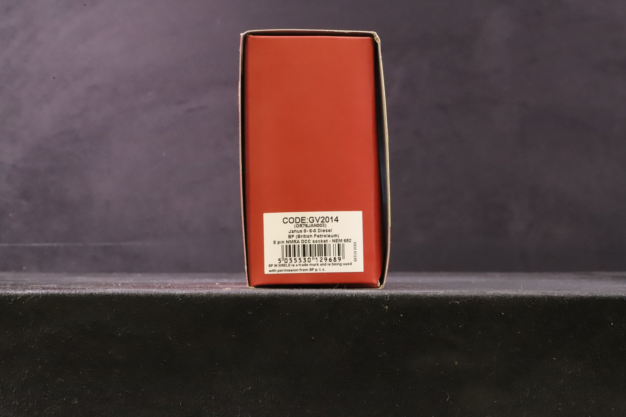 Oxford Rail GV2014/OR76JAN003 Janus 0-6-0 in BP Turqoise Livery w/ Wasp Stripe