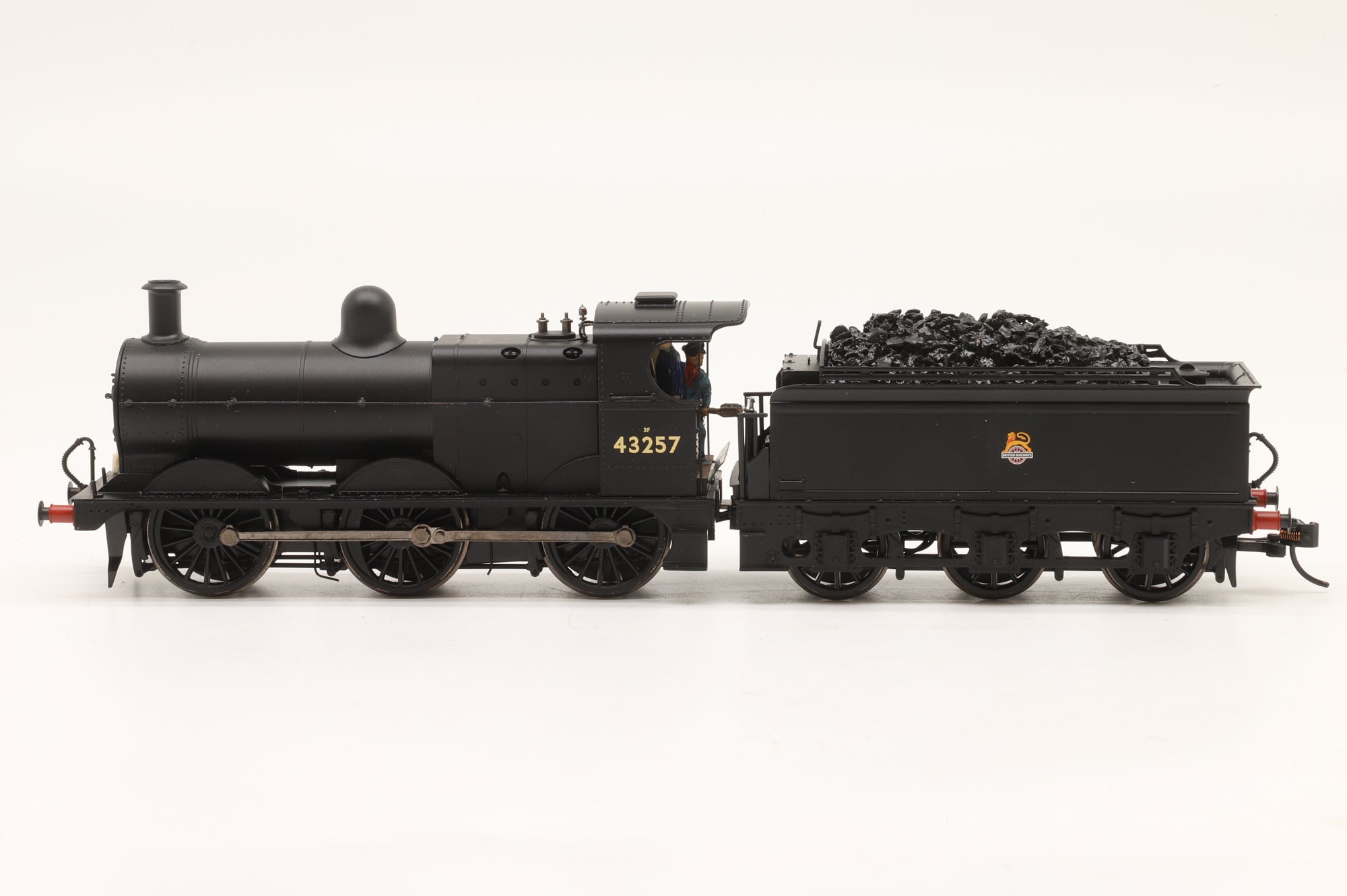 Bachmann OO 31-626A Class 3F '43257' BR Black E/C DCC Sound