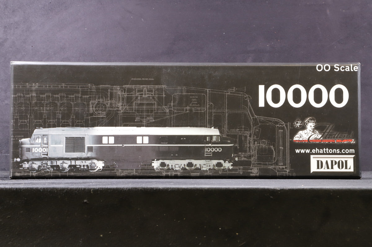 Hattons OO 10001FP &#39;10001&#39; BR Plain Black No Crest