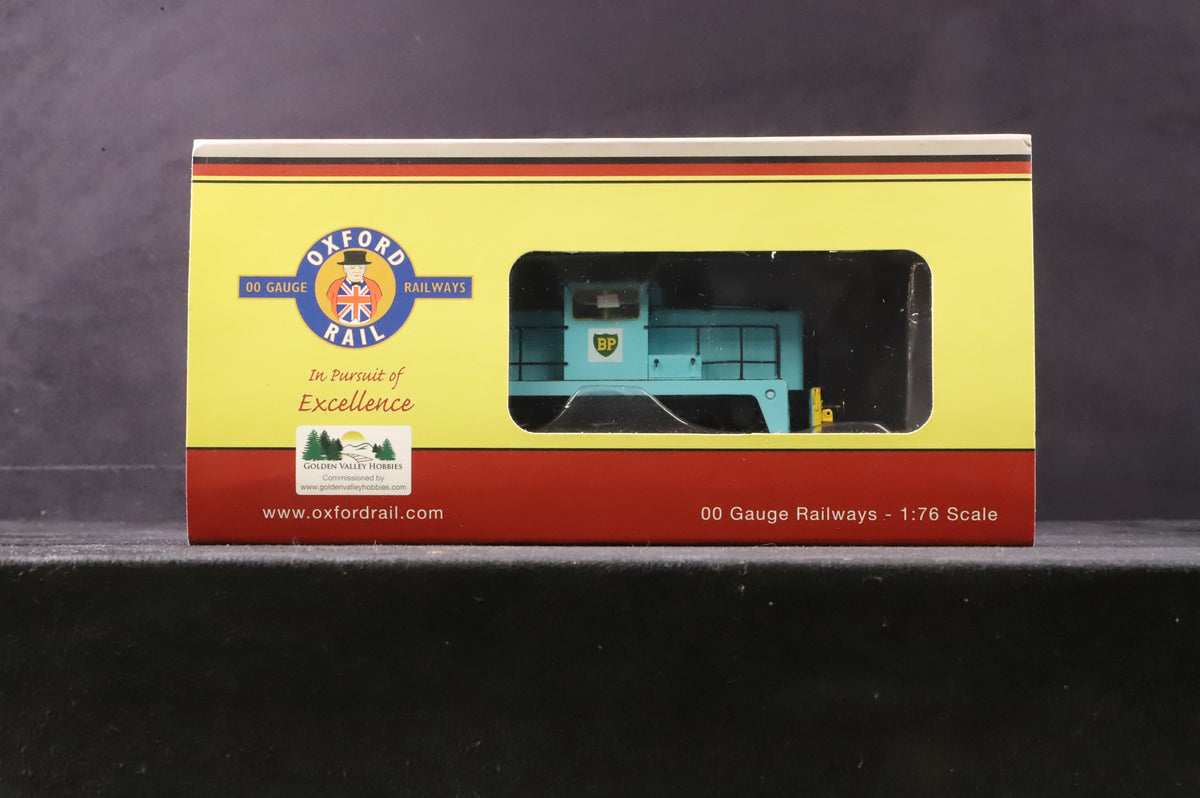 Oxford Rail GV2014/OR76JAN003 Janus 0-6-0 in BP Turqoise Livery w/ Wasp Stripe