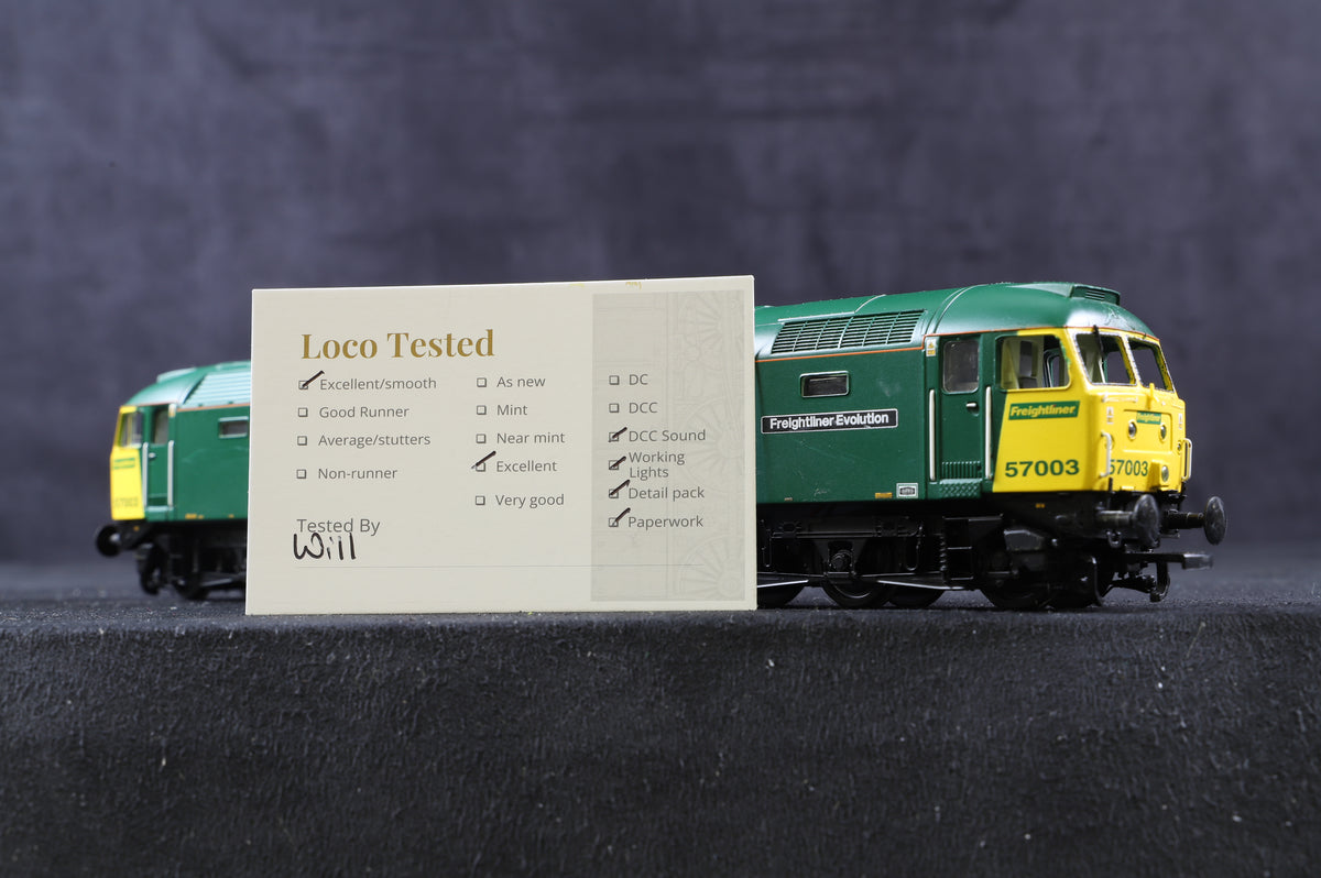 Bachmann OO 32-750DS Class 57 &#39;57003&#39; &#39;Freightliner Evolution&#39;, DCC Sound