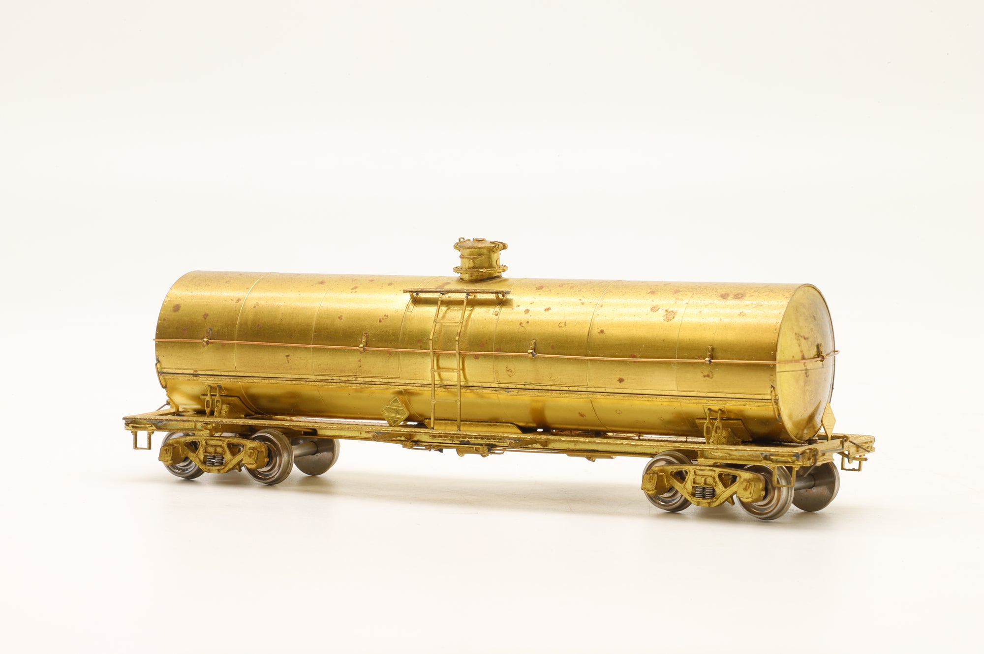 Overland HO Brass 3028 L.P. Tank Car Unpainted
