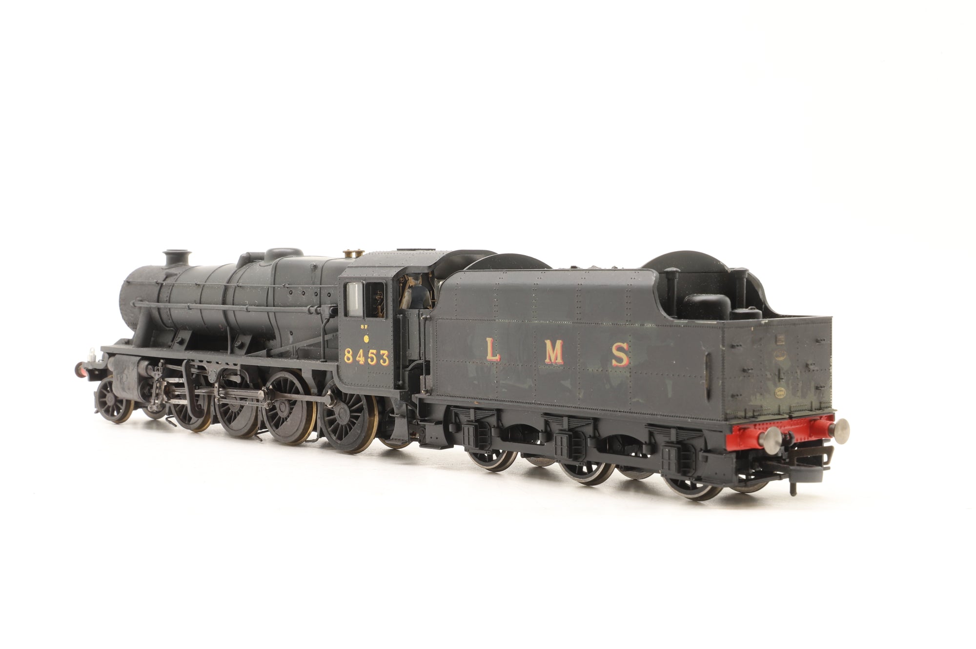 Hornby OO Class 8F 2-8-0 '8453' LMS Black Renumbered & Weathered