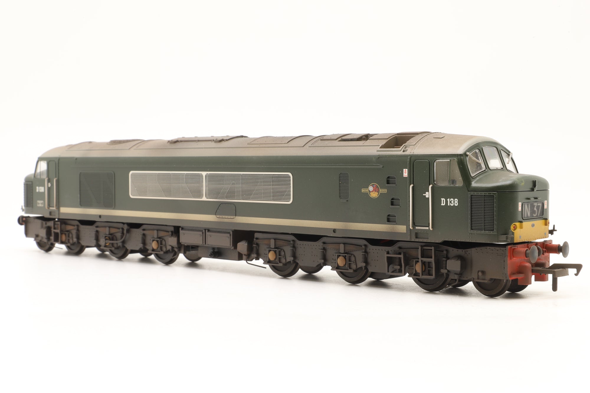 Bachmann OO 32-702A Class 46 D138 in BR Green w/ SYPs – TMC Weathered