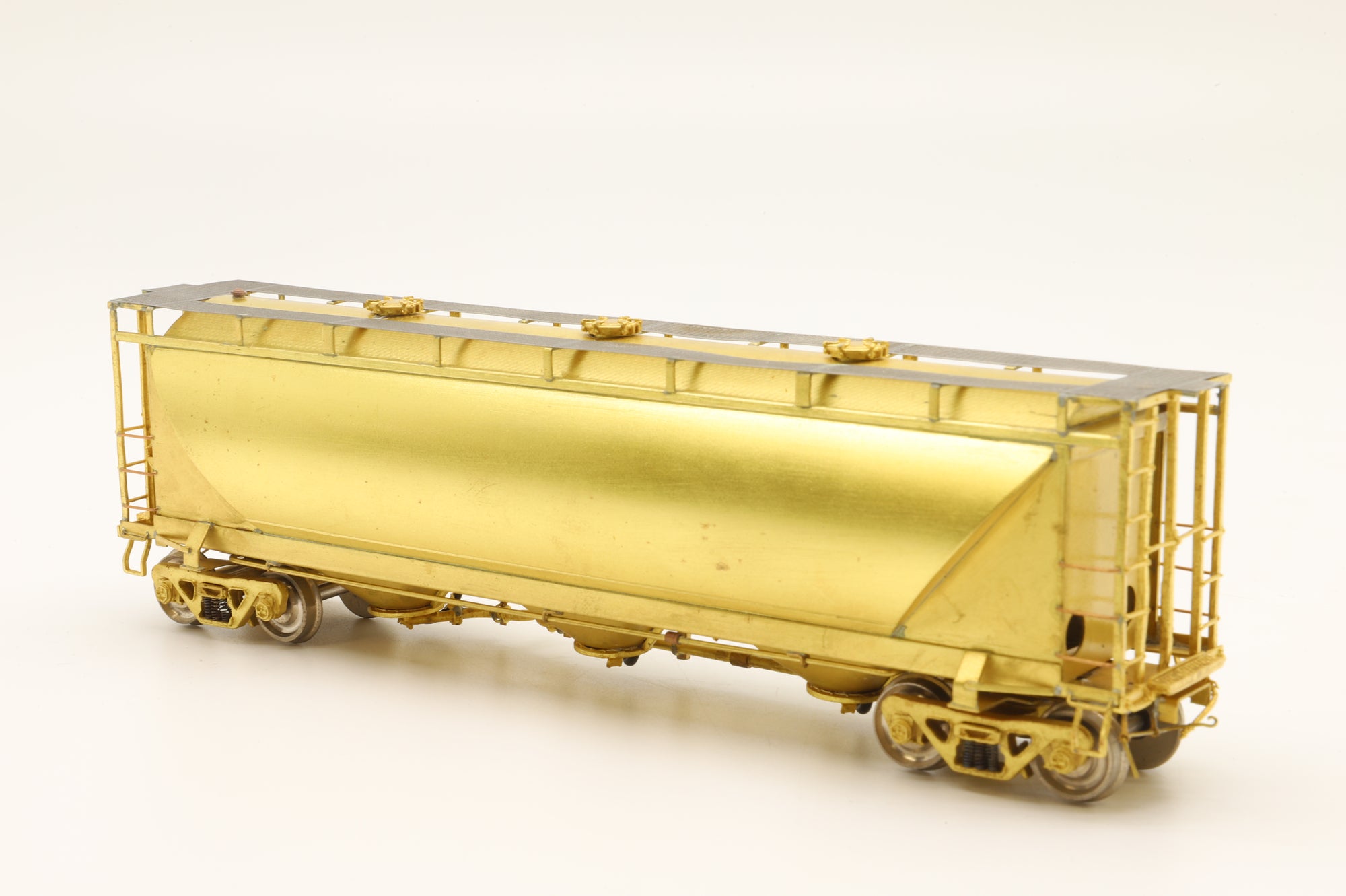 Overland Models HO Brass 3001 NA PD3000 Covered Hopper Unpainted