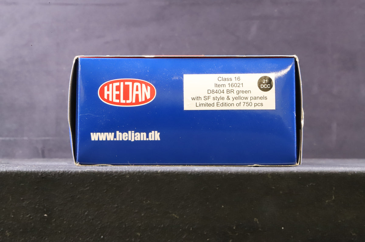 Heljan OO 16021 Class 16 &#39;D8404&#39; BR Green SF Style &amp; Yellow Panels
