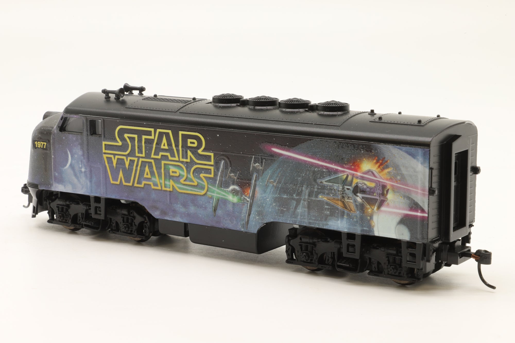 Bradford Exchange HO Star Wars Glow In The Dark Train Set