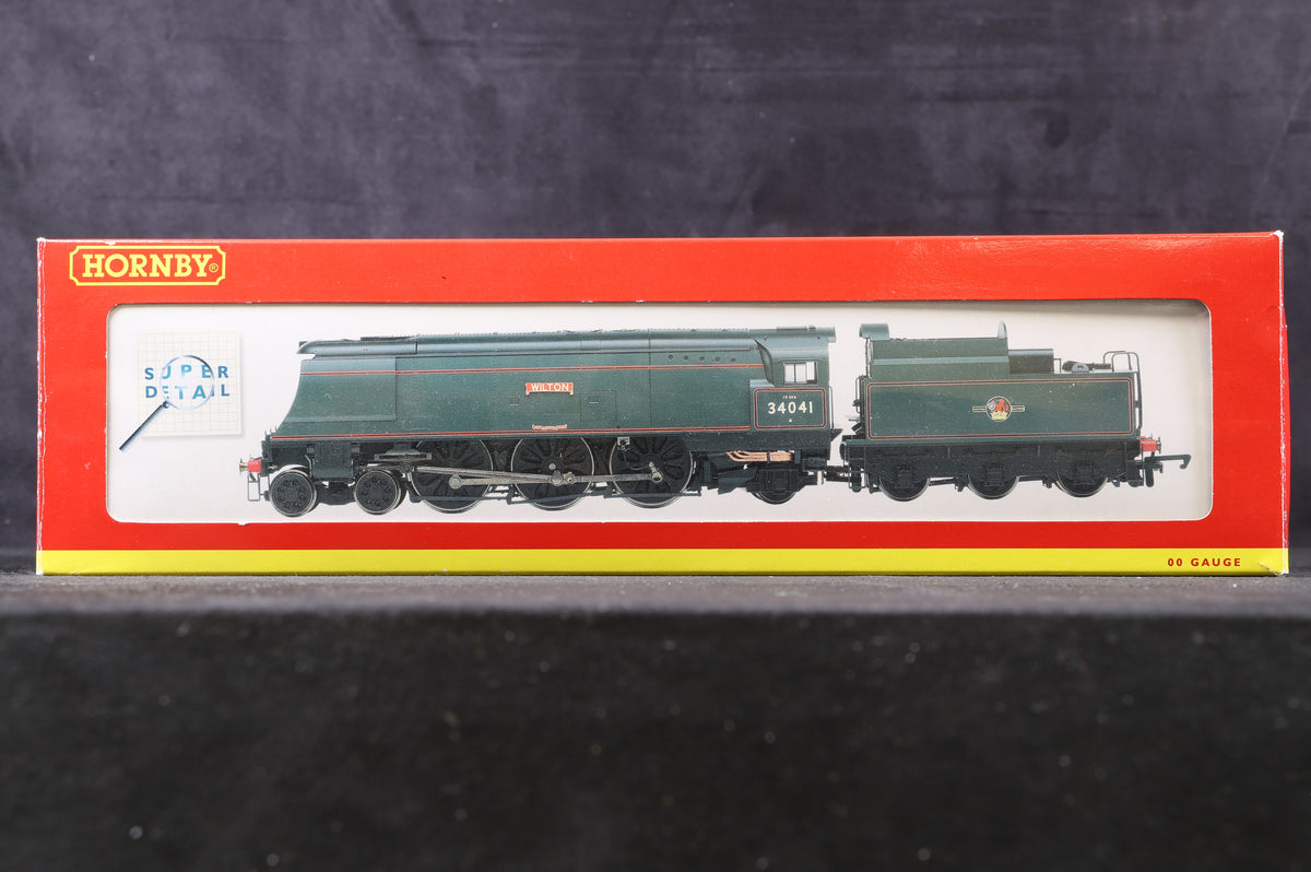 Hornby OO R2218 BR 4-6-2 West Country Class &#39;34041&#39; &#39;Wilton&#39;