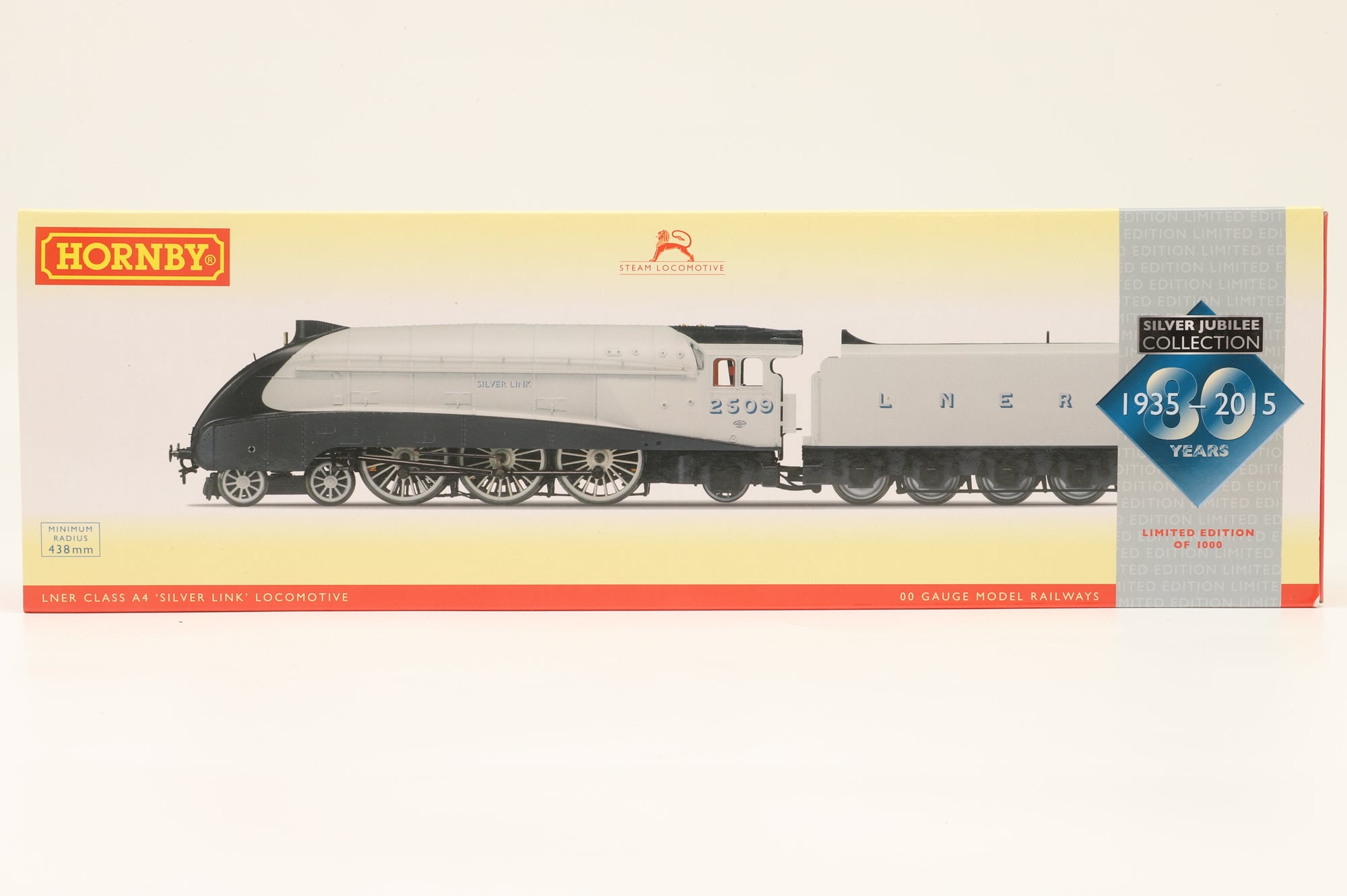 Hornby OO R3306 The Silver Jubilees Class A4 '2509' 'Silver Link' LNER Silver Ltd Ed 491/ 1000