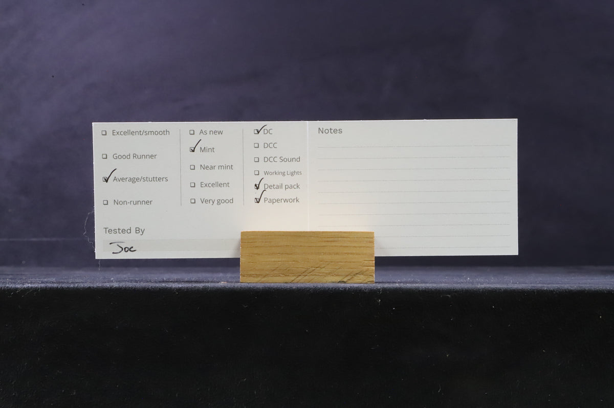 Oxford Rail GV2014/OR76JAN003 Janus 0-6-0 in BP Turqoise Livery w/ Wasp Stripe