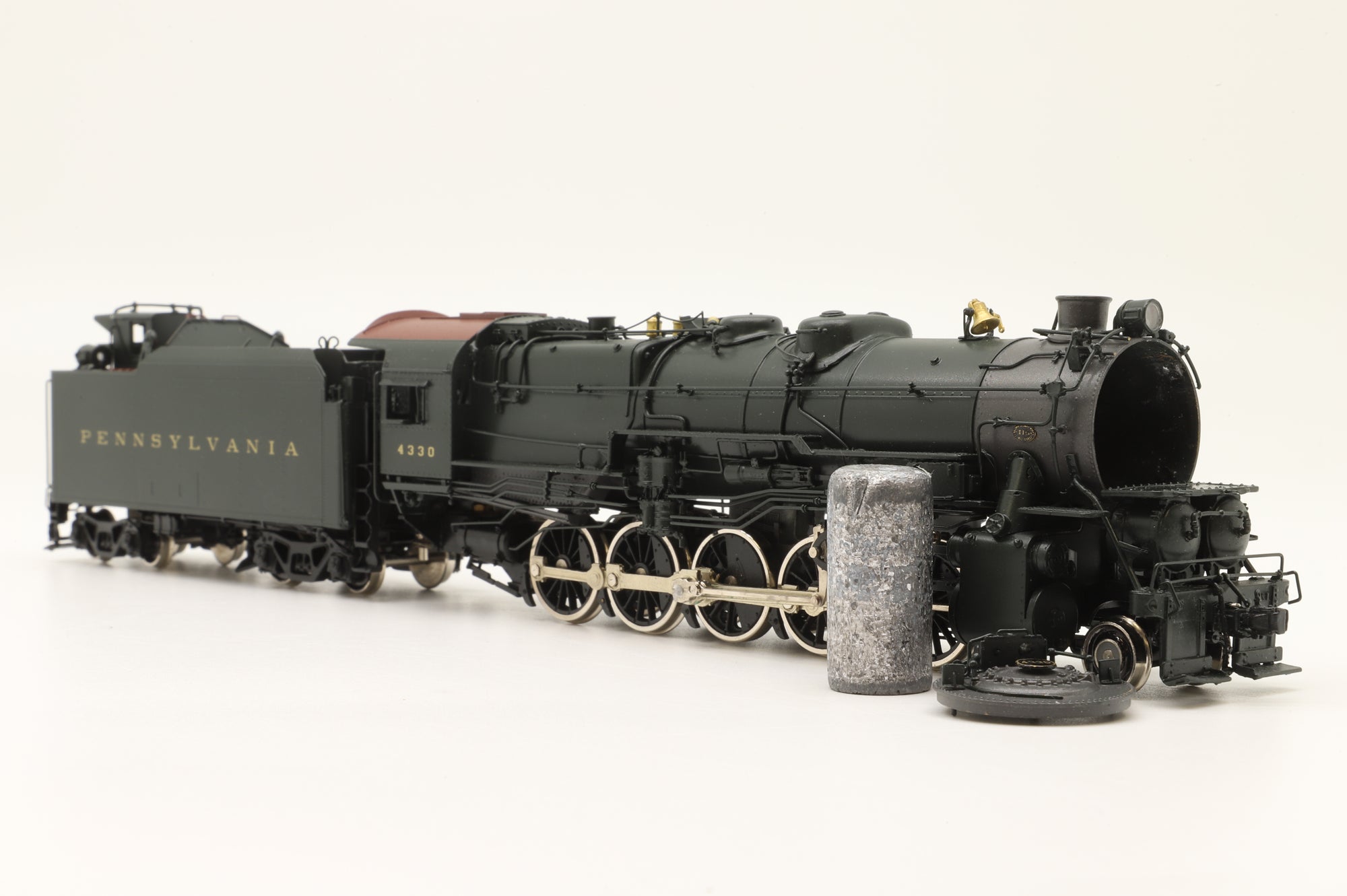 WORKSHOP Railworks Ltd HO L-2472P '4330' P.R.R. 1-1s 2-10-0, Factory Painted Brass