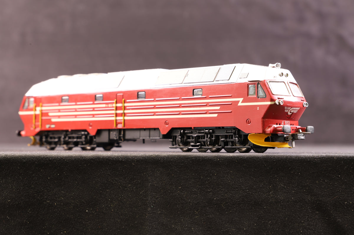 Deak HO NSB Di4 Diesel Loco &#39;4.653&#39; (Brass built)