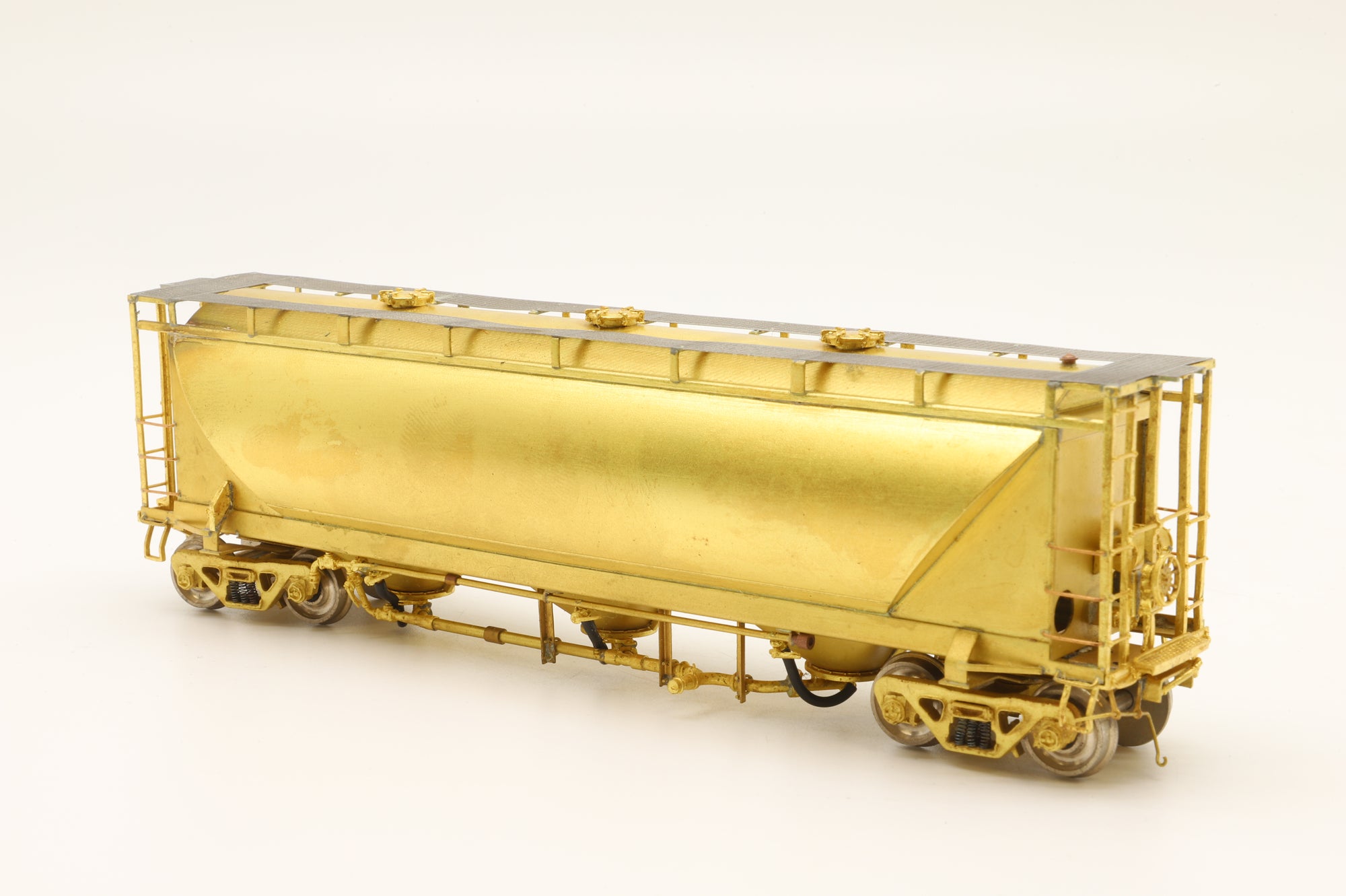 Overland Models HO Brass 3001 NA PD3000 Covered Hopper Unpainted
