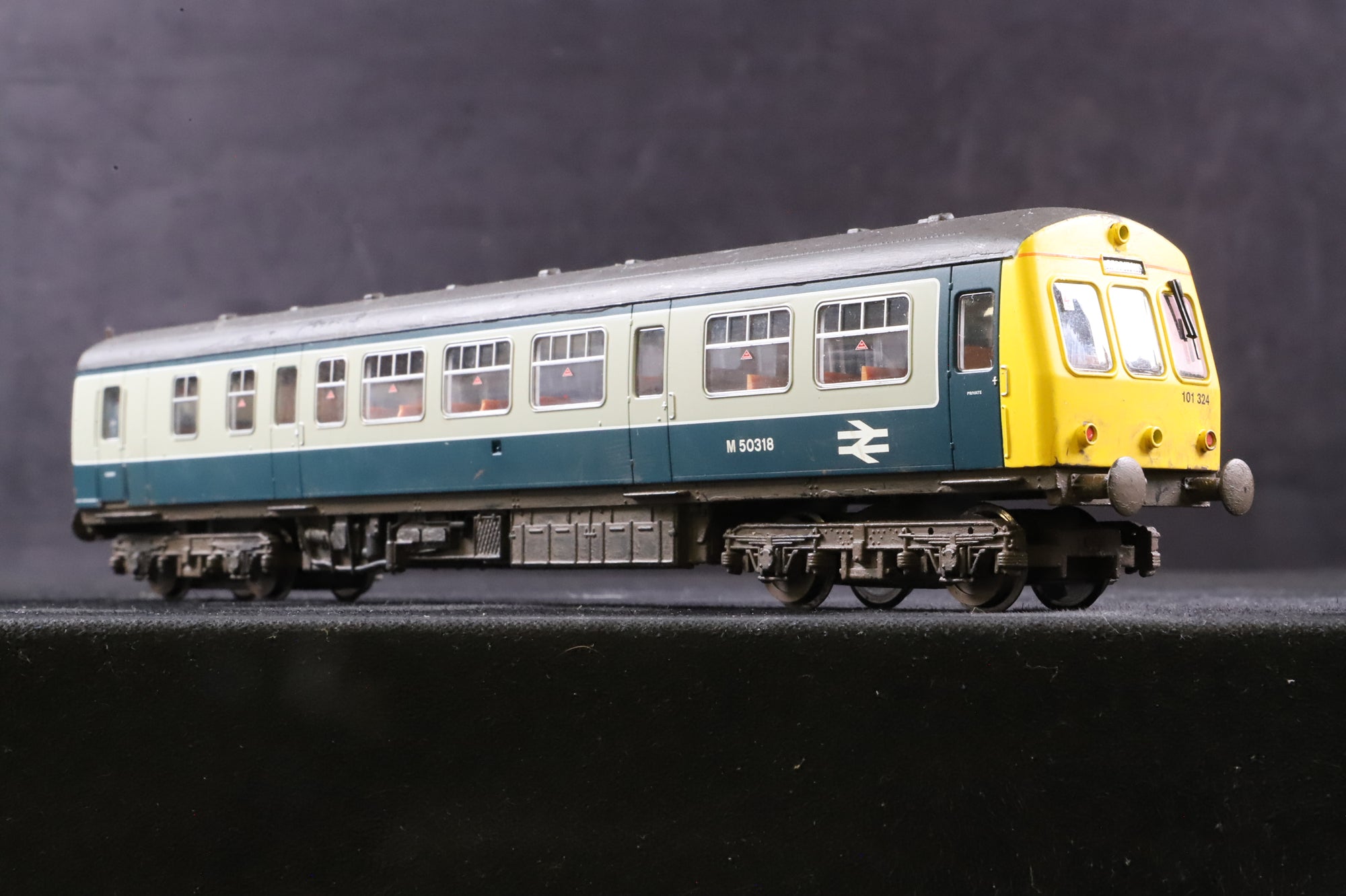 WORKSHOP Hornby OO Class 101 2 Car DMU Blue & Grey Weathered