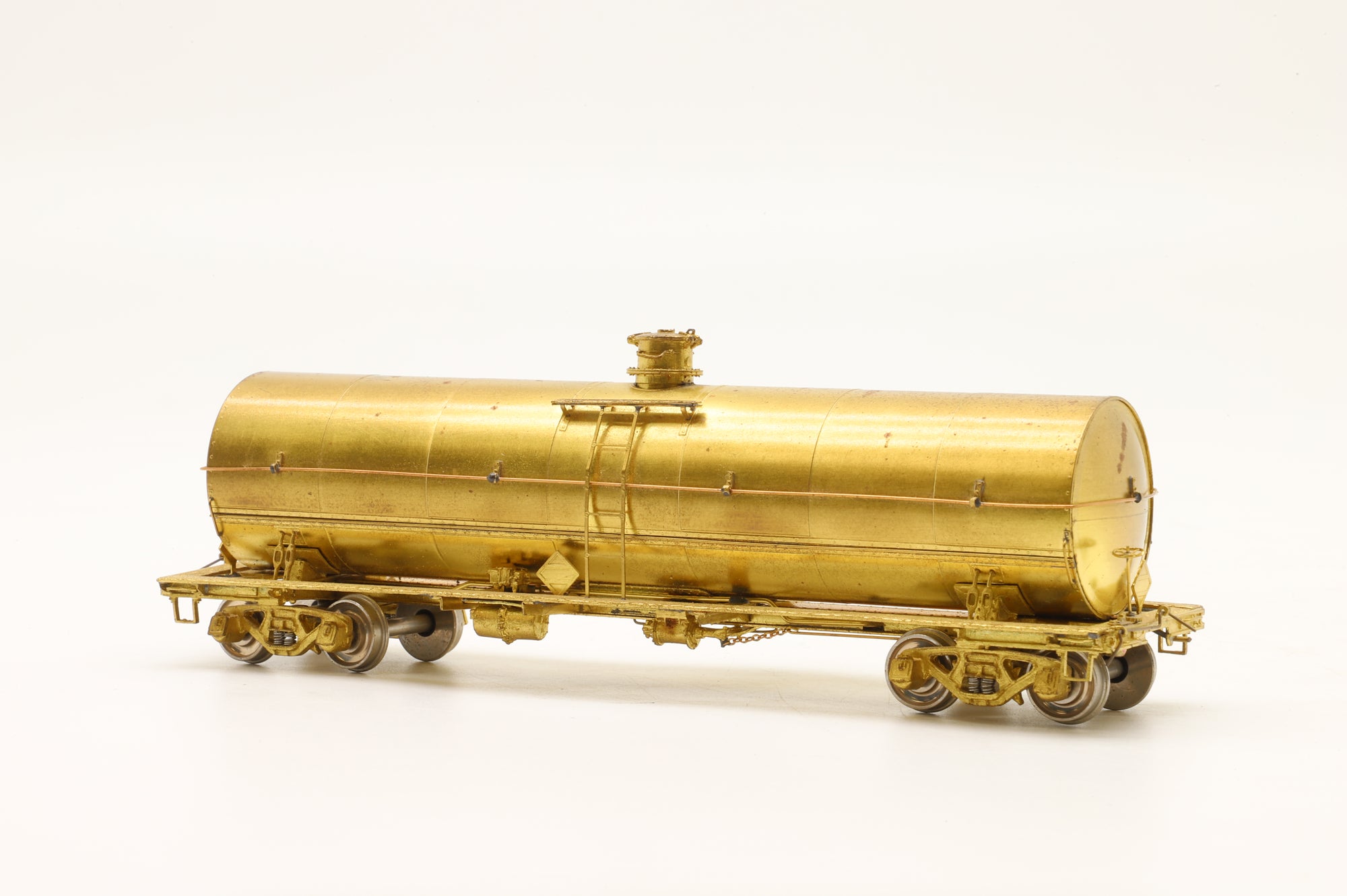 Overland HO Brass 3028 L.P. Tank Car Unpainted