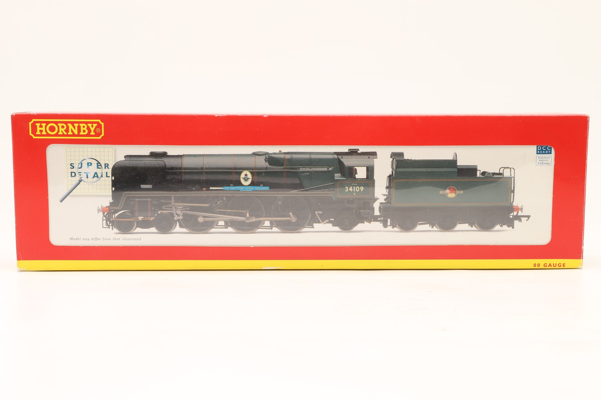 WORKSHOP Hornby OO R2606 Battle of Britain Class 34109 'Sir Trafford Leigh Mallory' in Lined BR Green w/ Late Crests – Non-Runner