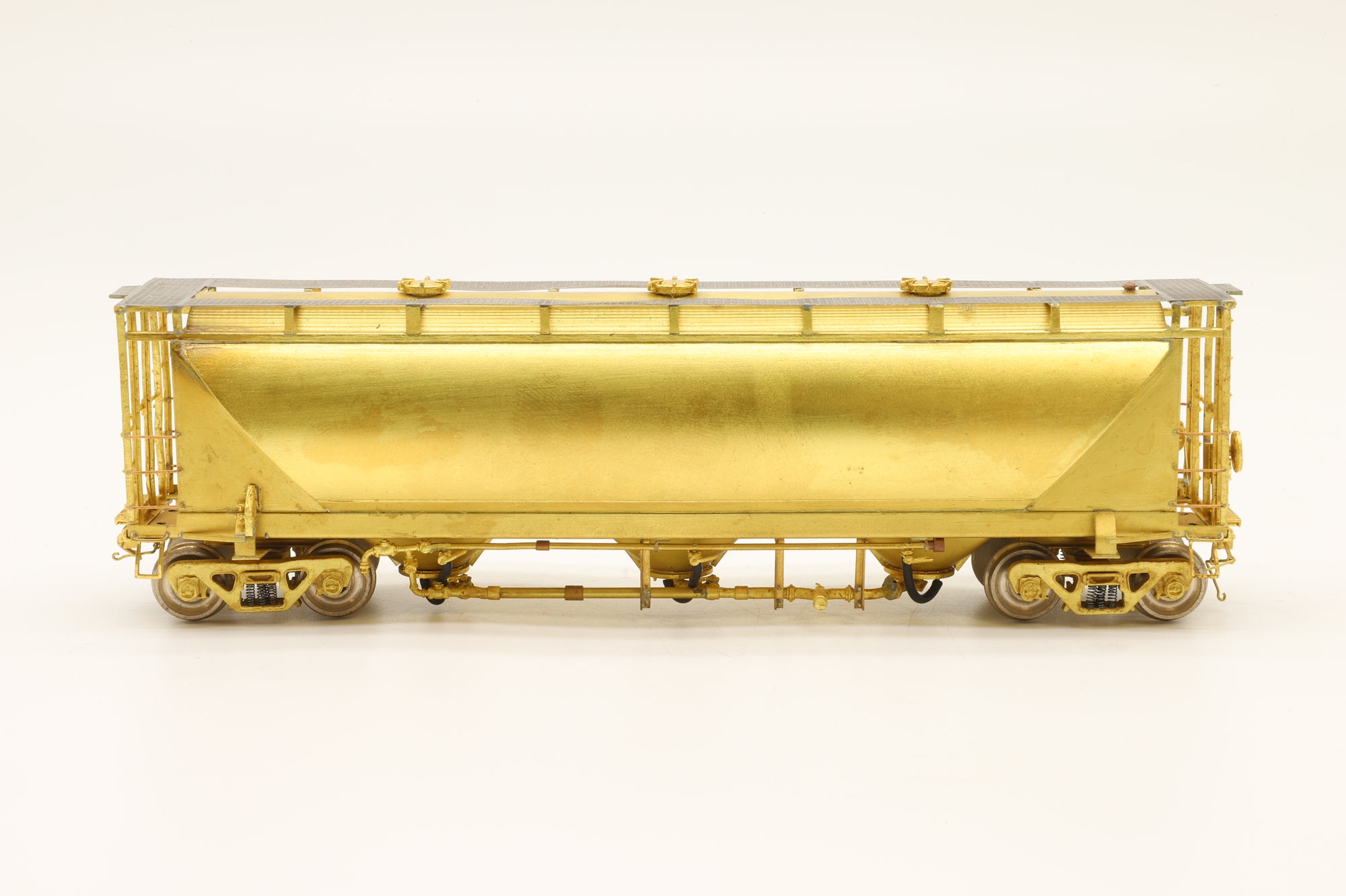 Overland Models HO Brass 3001 NA PD3000 Covered Hopper Unpainted