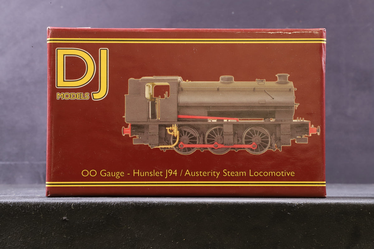 DJ Models OO DJMOOJ94-005 Hunslet J94 68068 in BR Black w/ Tall Bunke &amp; 1948 Gill Sans Lettering
