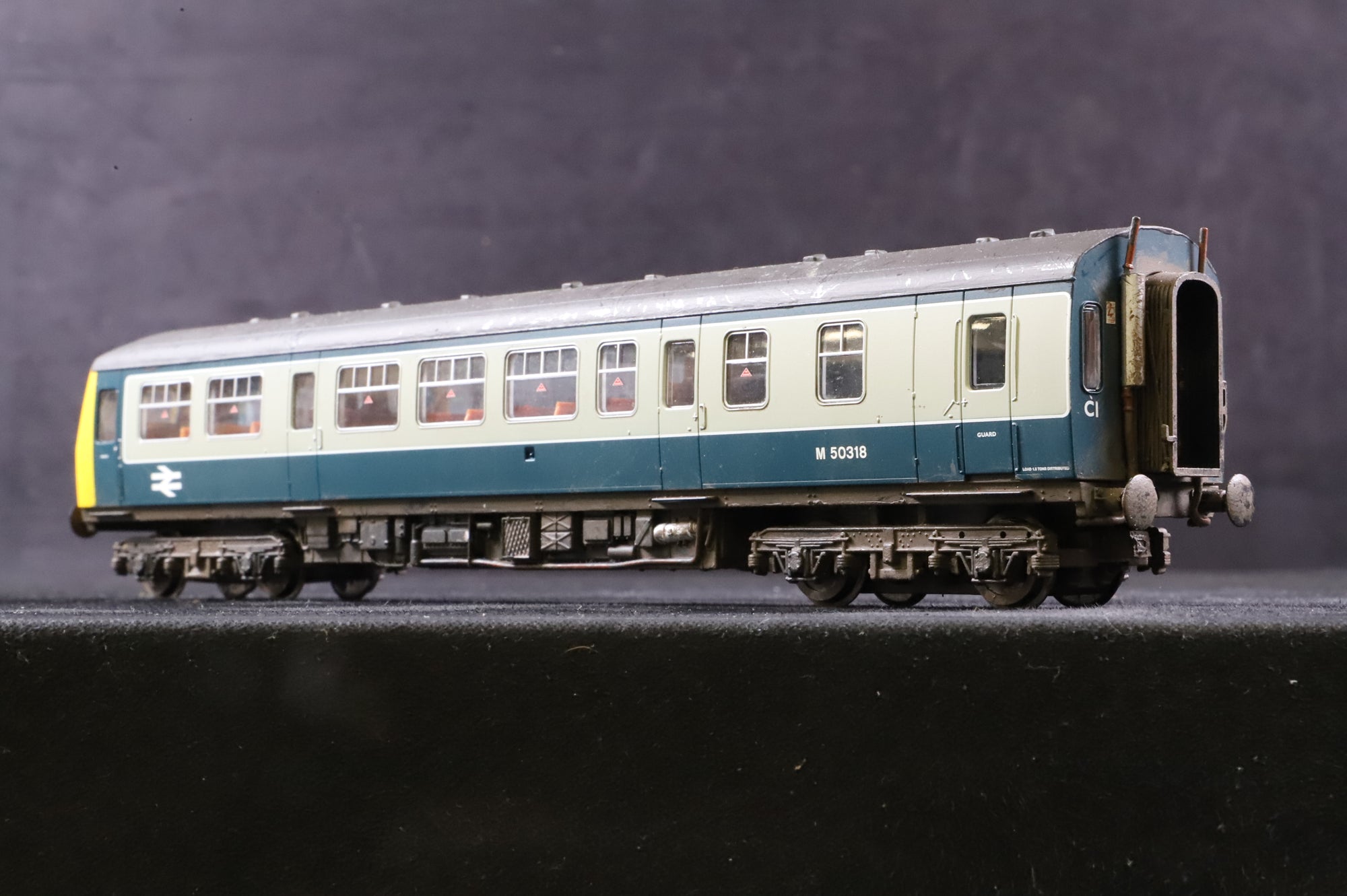 WORKSHOP Hornby OO Class 101 2 Car DMU Blue & Grey Weathered