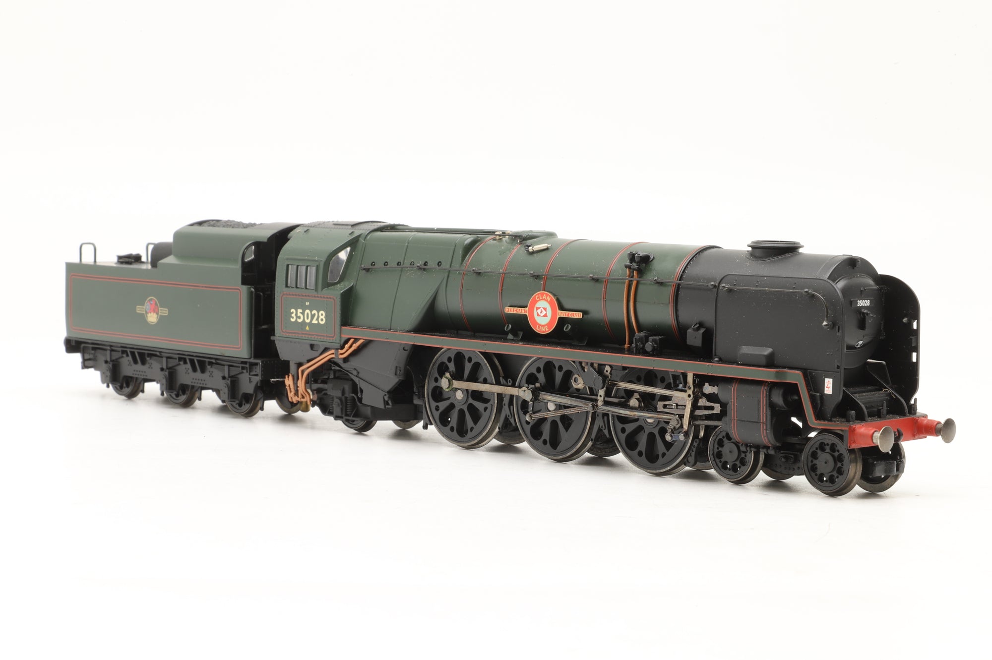 WORKSHOP Hornby OO R2169 Merchant Navy Class '35028' 'Clan Line' BR Green L/C Non Runner