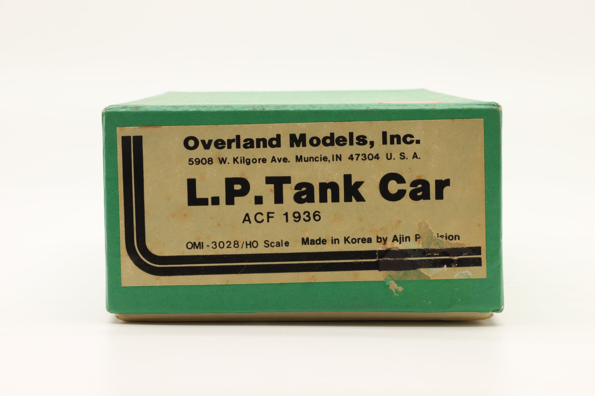 Overland HO Brass 3028 L.P. Tank Car Unpainted
