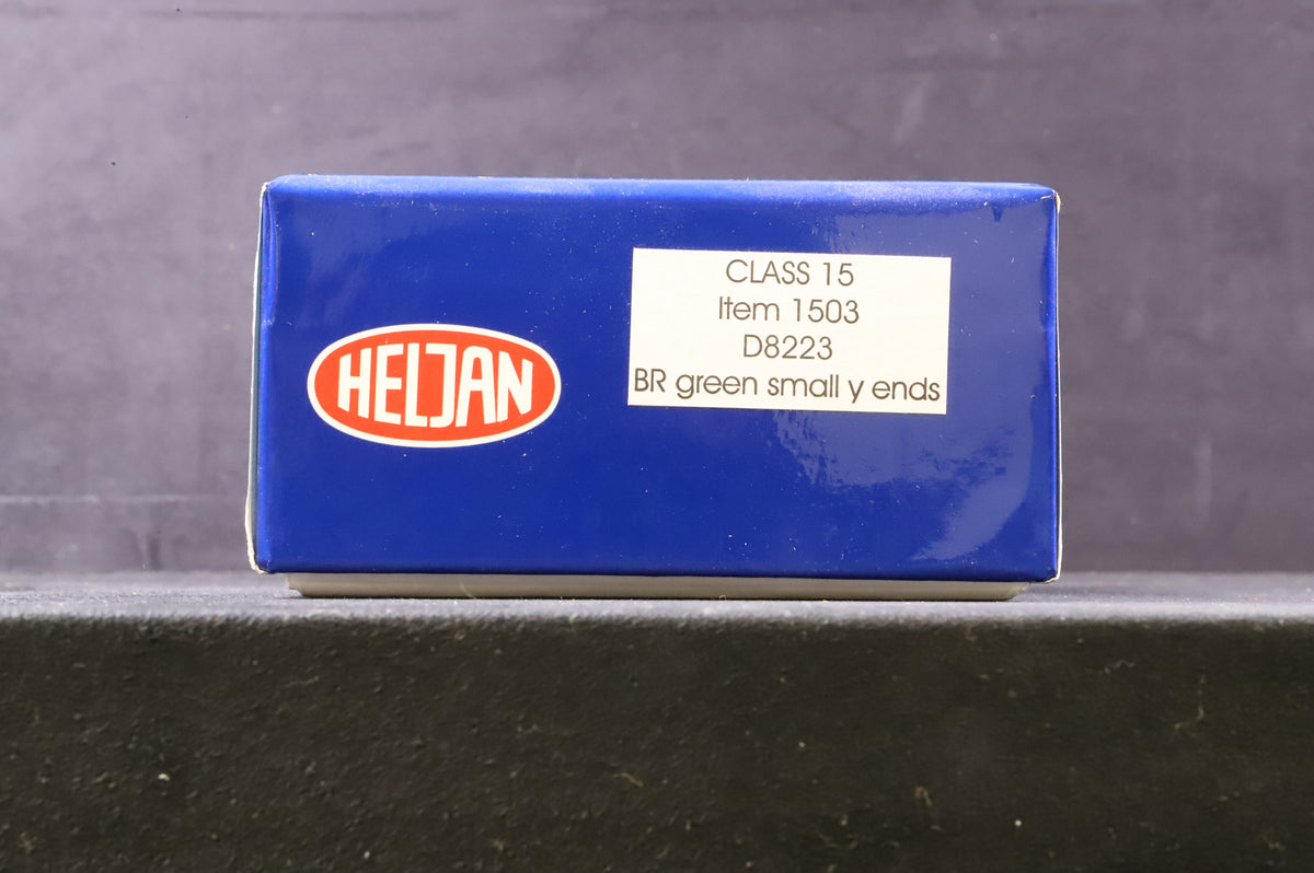 Heljan OO 1503 Class 15 &#39;D8233&#39; BR Green Small Yellow Panels
