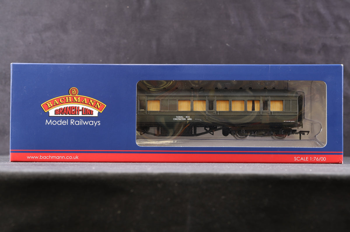 Bachmann OO 34-253 57&#39; Ex-LMS Composite Coach BR Departmental Olive Green