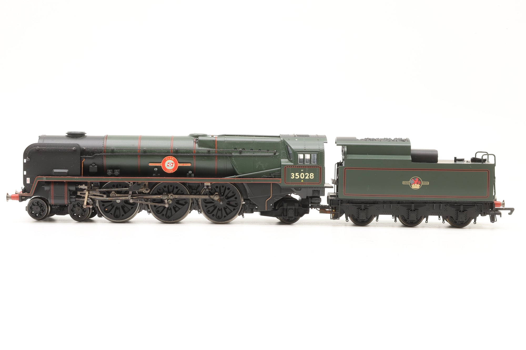WORKSHOP Hornby OO R2169 Merchant Navy Class '35028' 'Clan Line' BR Green L/C Non Runner