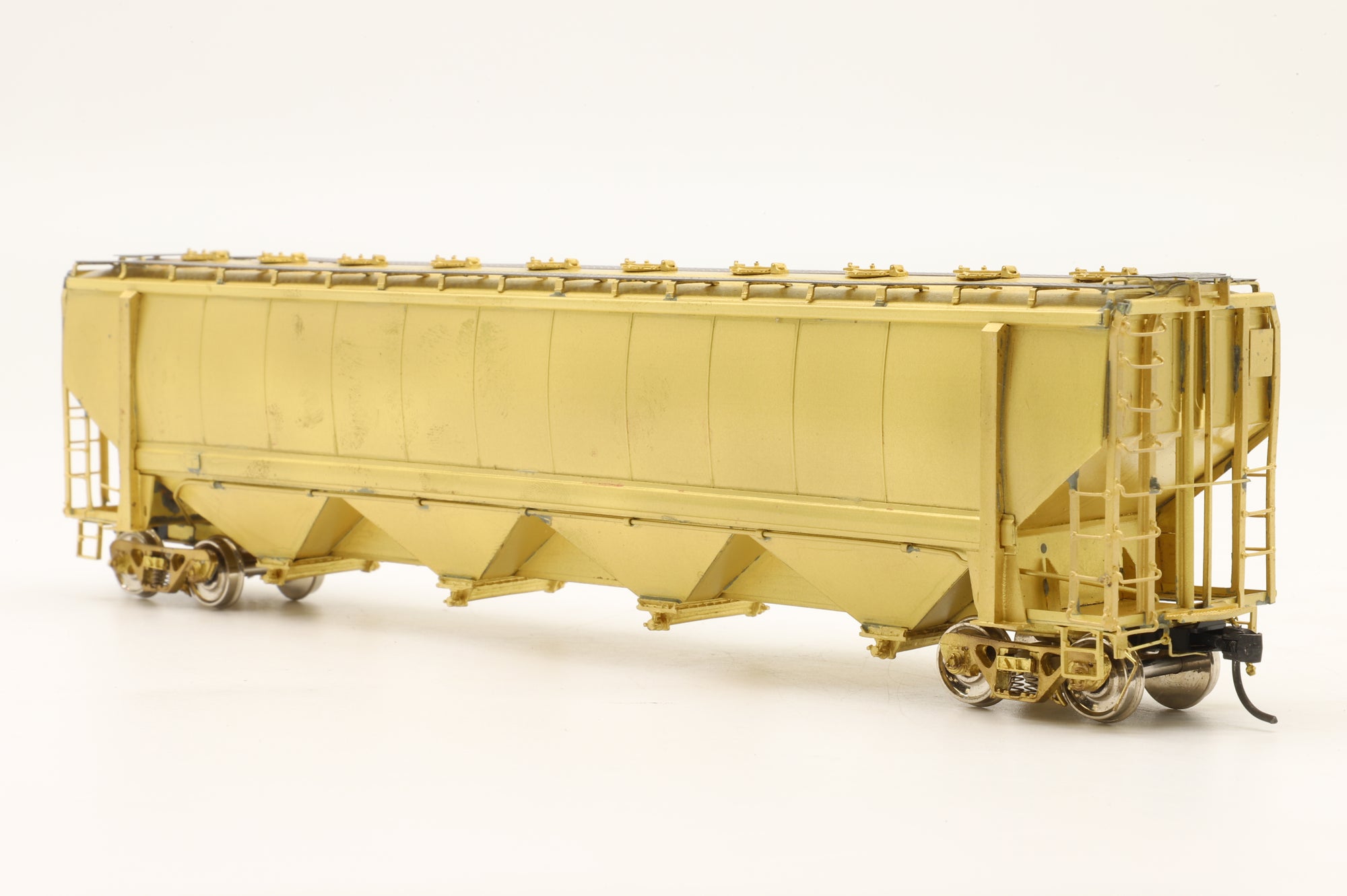 Overland HO Brass 3179 Richmond Covered Hopper Unpainted