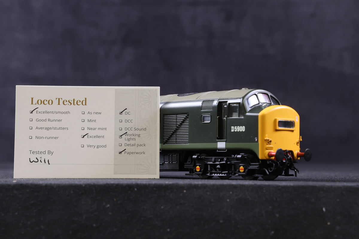 Heljan OO 2308 Class 23 &#39;D5900&#39; Baby Deltic Green Large Yellow Ends