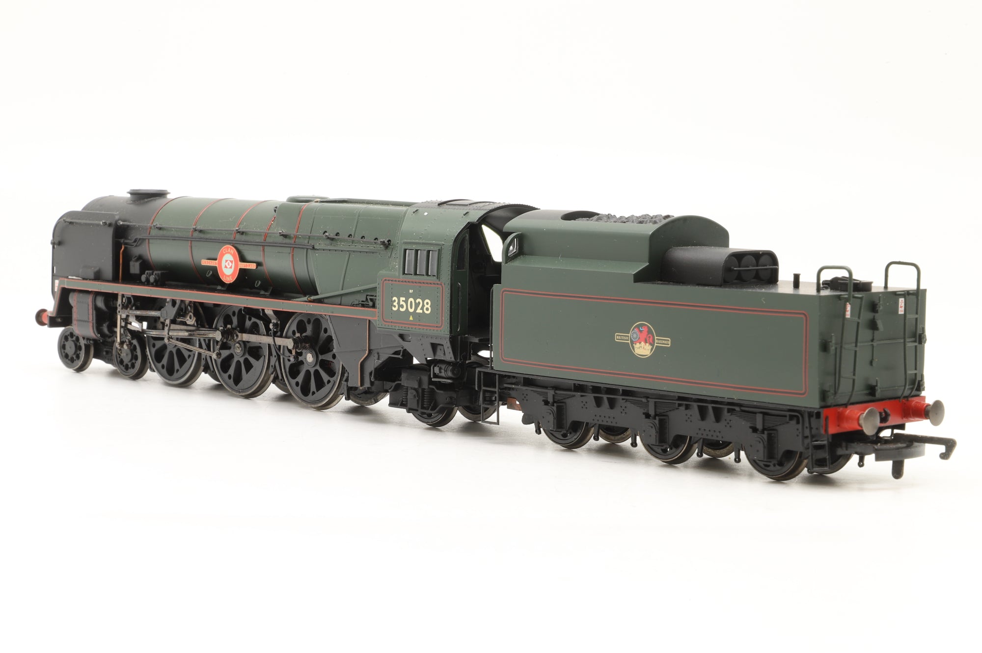 WORKSHOP Hornby OO R2169 Merchant Navy Class '35028' 'Clan Line' BR Green L/C Non Runner