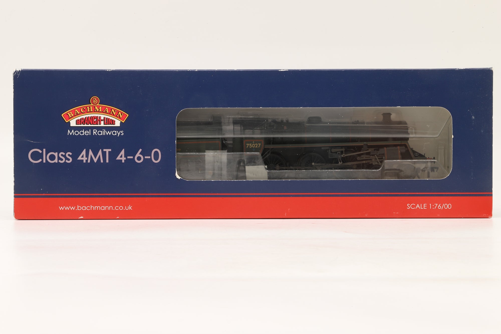 Bachmann OO 31-115 Standard Class 4MT 75027 in Lined BR Green L/C – Weathered