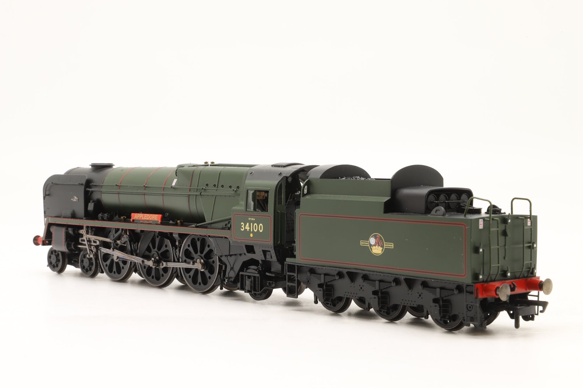 Hornby OO R3400 Golden Arrow Last Steam Run Train Pack Rebuilt West Country '34100' 'Appledore' BR Green & 3 Pullman Coaches
