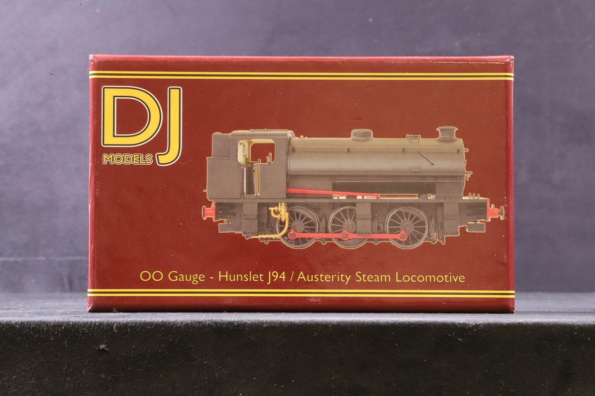 DJ Models OO DJMOOJ94-001 Hunslet J94 68023 in BR Black w/ Tall Bunker &amp; Early Crests